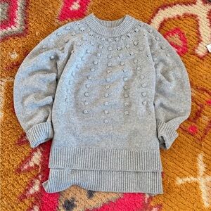 Lela rose Wool and Cashmere gray pullover sweater